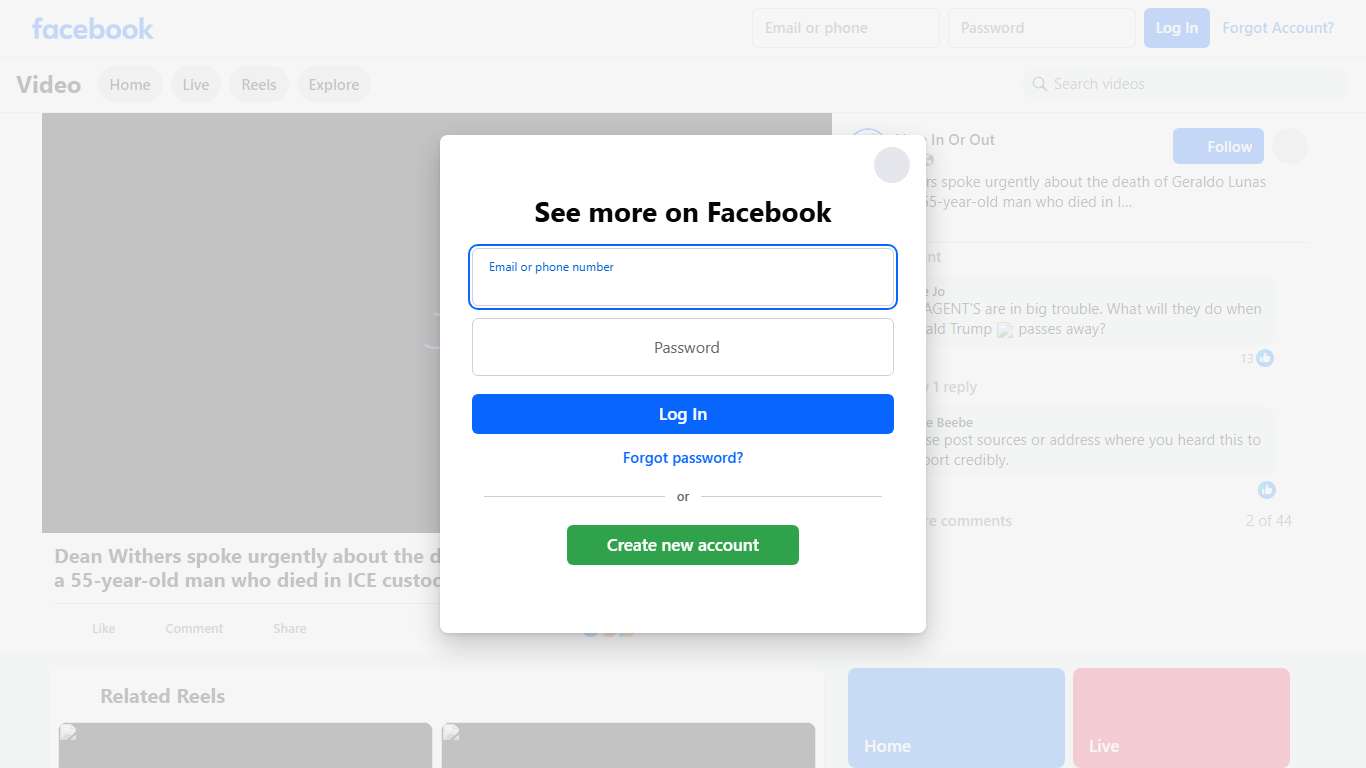 Dean Withers spoke urgently about the death of Geraldo Lunas Campos, a 55-year-old man who died in ICE custody at Camp East Montana in Texas on January 3. Witnesses in detention say guards forcefully restrained him after he asked for medication, and a local medical examiner’s office has indicated the death could be ruled a homicide because preliminary findings point to asphyxia from neck and chest compression, meaning pressure on his body prevented him from breathing. This contradicts the initia